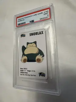 1998 KFC Pokemon Card Game Snorlax #143 PSA 9 MINT - Image 4