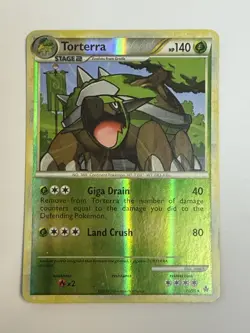 Pokemon Torterra 10/95 Reverse Holo Unleashed - Image 1
