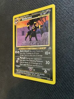 Pokemon Umbreon 32/75 Neo Discovery Rare Unlimited ENG 2001 Regular - Image 3