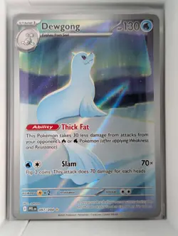 Pokemon Mega Evolution Phantasmal Flames Dewgong 97 Illustration Rare Full Art - Image 1