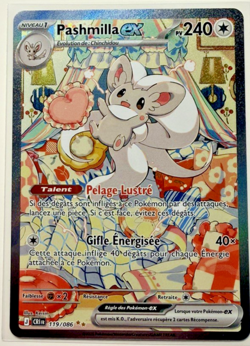 Pokemon TCG French Chaos Ascendant Pashmilla Ex 119/086 SIR - Image 1