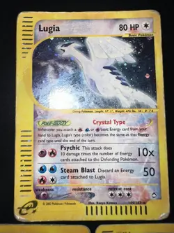 Pokemon AQUAPOLIS - #148 Kingdra #149 Lugia #150 Nidoking Holo Crystal - ENG - Image 4