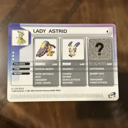Pokemon TCG Battle-e Card Lady Astrid Ruby/Sapphire 129-B002 2003 English - Image 1