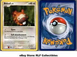 2008 Pokemon, D&P Stormfront, #54/100 Bidoof Lv. 13, Common (b) - Image 1