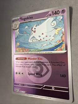 Pokemon TCG * Togekiss 82/217 Psychic Rare REVERSE HOLO * ME Ascended Heroes - Image 2