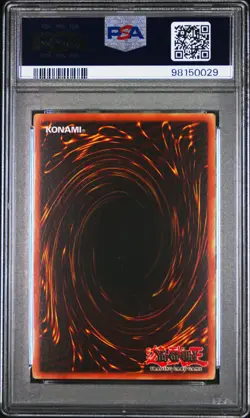 YUGIOH FLAME CEREBRUS 1st Edition Common MRD-111 PSA 9 MINT - Image 2