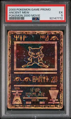 2000 POKEMON GAME MOVIE POKEMON 2000 MOVIE ANCIENT MEW PSA 5 - Image 1