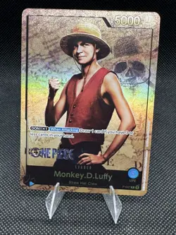 Monkey D Luffy P-047 Leader Premium Card Collection Live Action One Piece Cards - Image 1
