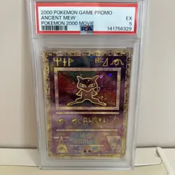 Ancient Mew PSA 5 Pokemon 2000 Movie Game Promo Holo - Image 1