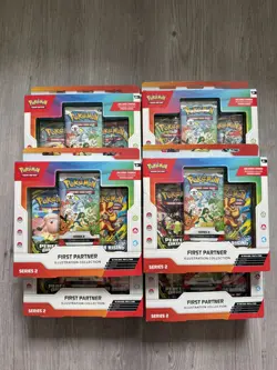 Pokemon TCG First Partner Illustration Collection Series 2 Box 3 Promo Cards - Image 1