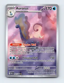 NM Aurorus 092/088 ME03: Perfect Order Illustration Rare Pokemon Card - Image 1