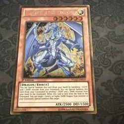 Yugioh Lightpulsar Dragon PGLD-EN039 Gold Rare 1st Edition - Image 1