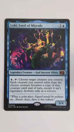 Loki, Lord of Misrule 628 Commander: Marvel Super Heroes Magic: The Gathering - Image 1