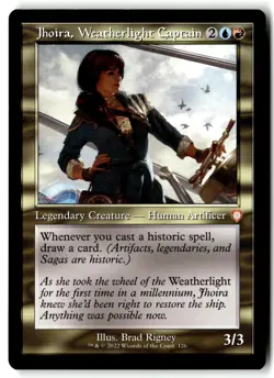 Jhoira, Weatherlight Captain Retro Frame 126 Commander: The Brothers War MTG NM - Image 1