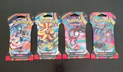 Pokemon TCG Mega Evolution: Chaos Rising Sealed Lot of (4) Art Set Booster Packs - Image 1