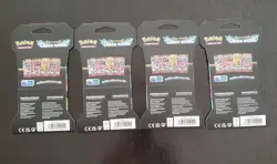 Pokemon TCG Mega Evolution: Chaos Rising Sealed Lot of (4) Art Set Booster Packs - Image 2