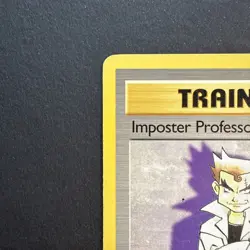 Imposter Professor Oak 73/102 – Rare – LP – Vintage Pokemon Card – WOTC - Image 4