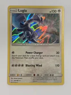 Pokemon TCG Lugia Holo Rare SM Team Up ENG 131/181 NM/M 2019 - Image 1