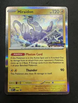 Miraidon 082 Pitch Black Prerelease Promo - English - Pokemon TCG - Image 1