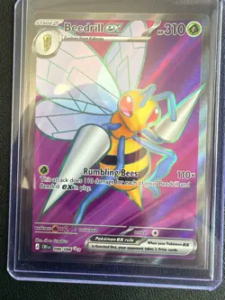 Pokemon TCG Beedrill ex 098/086 Me04: Chaos Rising Holo Ultra Rare MINT/NM - Image 1