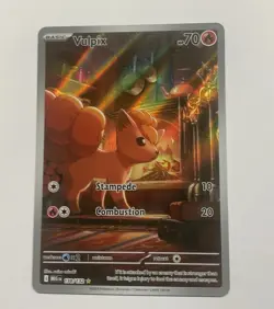 Pokemon Mega Evolution Vulpix IR 138/132 NM English - Image 1