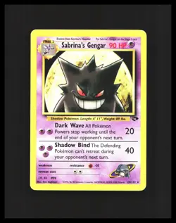 Sabrina's Gengar Pokemon Gym Challenge Unlimited 29/132 HP - Image 1