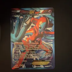 Pokemon Deoxys EX Full Art Ultra Rare Holo 111/116 Plasma Freeze 170 HP - Image 1