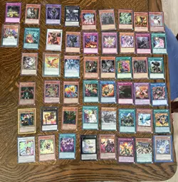 50 Yugioh Card Lot 25 Holos, 25 Rares Old & New Sets - Image 1