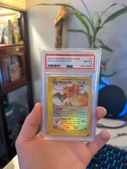 Pokemon Dragonite Expedition Reverse Holo Rare #9 PSA 8 - Image 1
