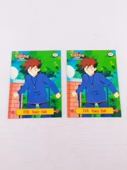 Lot of 2 x TV8 Gary Oak - Pokemon Topps - LP - Image 1