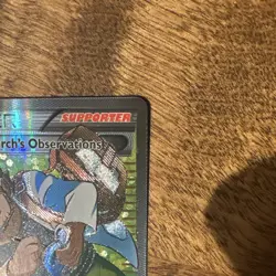 Pokemon TCG Professor Birch's Observations Full Art Holo 159/160 - Image 4