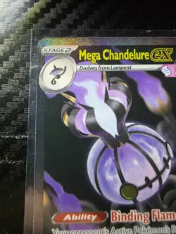 Pokemon Pitch Black Mega Chandelure EX SIR. 115/084 - Image 2