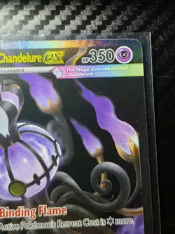 Pokemon Pitch Black Mega Chandelure EX SIR. 115/084 - Image 3