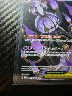 Pokemon Pitch Black Mega Chandelure EX SIR. 115/084 - Image 5