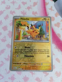 Pikachu 062/193 Common Paldea Evolved Reverse Holo NM Pokemon Karte Deutsch - Image 1