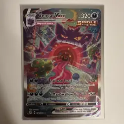 Gengar VMAX Alternate Art Secret Rare Holo 271/264 Fusion Strike Eng 2021 - Image 1