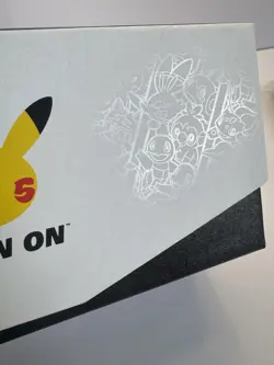 Pikachu themed “EMPTY BOX** Pokemon Celebrations w/ NEW 65 Sleeves And NEW Dice - Image 2