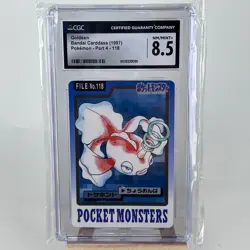 1997 Pokemon BANDAI CARDDASS POKEMON #118 GOLDEEN CGC 8.5 NM/MINT+ - Image 1