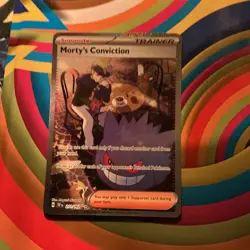 Pokemon Morty's Conviction SV05 Temporal Forces 211/162 Full Art Holo Rare Trai… - Image 1
