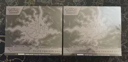 Lot Of 2 Pokemon Pitch Black Pokemon Center Elite Trainer Box ETB - See Desc. - Image 1