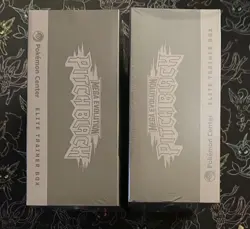 Lot Of 2 Pokemon Pitch Black Pokemon Center Elite Trainer Box ETB - See Desc. - Image 3