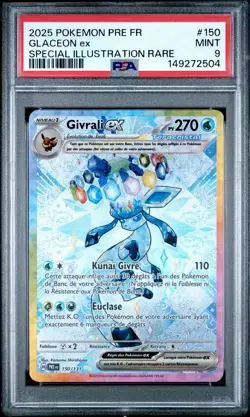 Carte Pokemon Givrali ex 150/131 Evolutions Prismatiques PSA 9 ✨ - Image 2