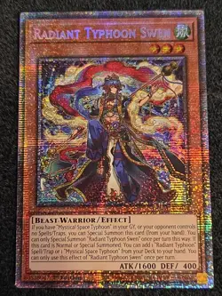 DOOD-EN014 Radiant Typhoon Swen Starlight Rare 1st Ed YuGiOh In Hand - Image 1