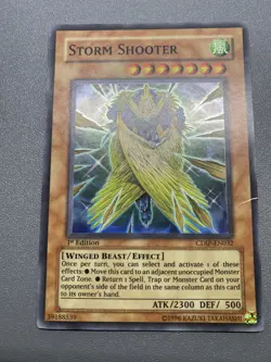 Yu-Gi-Oh! Storm Shooter Super Rare 1st Edition CDIP-EN032 HP - Image 1