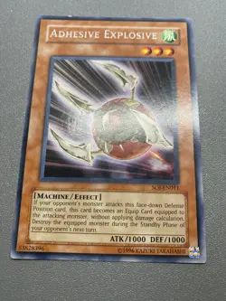 Yu-Gi-Oh! Adhesive Explosive Unlimited Rare SOI-EN011 HP - Image 1