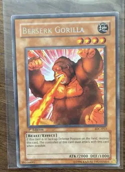 Berserk Gorilla - IOC-013 Rare - 1st Edition -Yu-Gi-Oh! - LP - Image 1