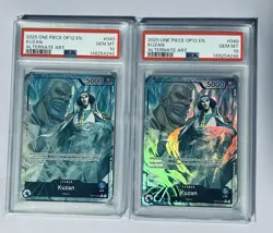 2025 KUZAN One Piece OP12-040 Leader Alt Art Legacy of the Master PSA 10 GEM MT - Image 1