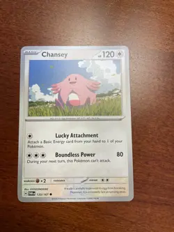 Chansey 133/167 Twilight Masquerade Regular Pokemon TCG Card - Image 1
