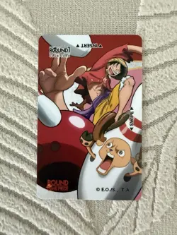 Round 1 x One Piece Collab Promo Club Card - NEW ✅ - Image 1