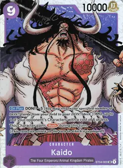 Kaido (003) SR Revision Pack Cards ST04-003 NM - Image 1